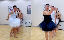 Cười sảng với màn hóa thiên nga của các quý ông ‘bụng bia’