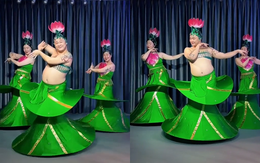 Ông bố 'bụng bia' mặc váy múa siêu thần thái