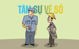 Tâm sự nhói lòng giữa khách hàng và người bán vé số dạo