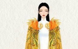 Thiết kế phượng bào cho Hoa hậu Quốc gia Việt Nam lấy cảm hứng từ triều Nguyễn