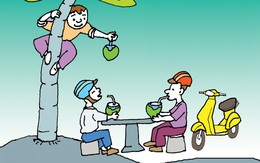 'Nồng độ cồn' đi vào tranh dân gian