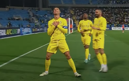 Ronaldo gây sốt với màn ăn mừng mới đầu năm 2024