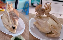 Cười sảng với màn buộc gà cúng kiểu cánh phượng