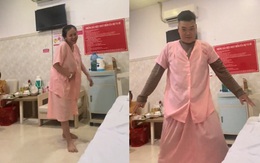 Chồng nhảy hip hop troll vợ đi rón rén sau sinh mổ