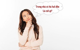 Trong nhà có bà hai đầu là cái gì?