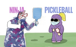 Khi ninja Lead chơi pickleball
