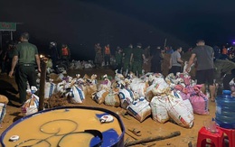 Vỡ một đoạn đê sông Lô tỉnh Tuyên Quang