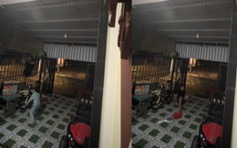 Ông bố hú hồn với con trai nghịch ngợm