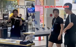 Đang vui vì khách chốt đơn, cô gái giận ngang khi gặp đứa mình ghét