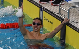 Huy Hoàng lại xuất sắc, mang về thêm huy chương vàng lịch sử ở giải bơi châu Á