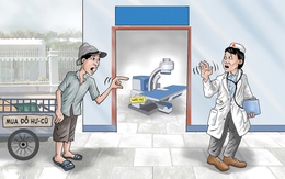 Máy hư nhưng bệnh viện quyết không bán ve chai