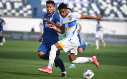 Bóng đá Thái Lan yếu thế trước đội hạng 197 thế giới