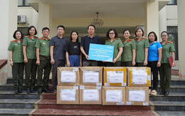 DatVietVAC và Hội Phụ nữ Bộ công an hỗ trợ người dân vùng lũ Thái Nguyên