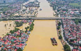 Đê sông Cầu, sông Thương, sông Cà Lồ gặp sự cố khẩn cấp