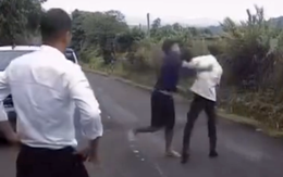 Làm rõ vụ 2 nhóm đi trên 2 ô tô lao vào đánh nhau giữa quốc lộ sau va chạm