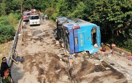 Công an thông tin nguyên nhân vụ lật xe khách làm 3 người chết