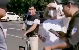 Công an lên tiếng vụ clip 'tố' cảnh sát cơ động cản người đặt taxi công nghệ ở sân bay Liên Khương
