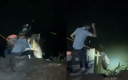 Cần thủ tiếc ngẩn ngơ khi để sổng cá khủng