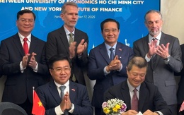 UEH ký kết hợp tác với Viện Tài chính New York phát triển nhân lực tài chính toàn cầu