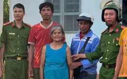 Vượt rẫy băng rừng tìm cụ bà 95 tuổi đi lạc xuyên đêm