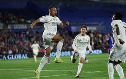 Mbappe giúp Real Madrid lên đầu bảng La Liga trước trận siêu kinh điển