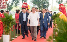 Tổng Bí thư Tô Lâm dự lễ khởi công sân vận động mái vòm hiện đại nhất Việt Nam