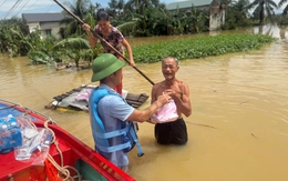 Những chuyến hàng từ thiện đến với bà con vùng lũ Nông Cống