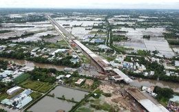 Vành đai 3 qua Tây Ninh đang vượt sông Chợ Đệm, thông xe kỹ thuật cuối tháng 10