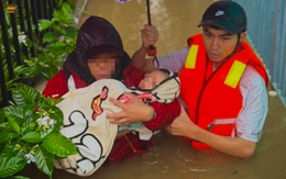 Đội cứu hộ vượt lũ, khách sạn ở Huế mở cửa đón dân: 'Cứu thêm một người là thêm một hy vọng'