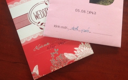 Gửi thiệp cưới phải gặp mặt, trao tận tay?