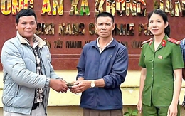 Trả nhầm hơn 110 triệu đồng, công an xã giúp tìm lại sau 30 phút