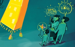 Mừng Trung thu với chiếc đèn 'kéo giá'