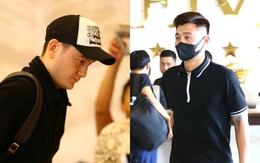 Đức Chiến đeo khẩu trang đen, Văn Lâm check-in một mình ở khách sạn đội tuyển Việt Nam