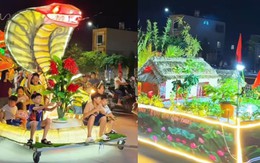 Những mô hình đèn lồng Trung thu cực hoành tráng