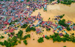 Nước lũ vượt báo động 3, nhiều nơi ở Lạng Sơn ngập trong biển nước