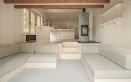 8 không gian nội thất nơi ghế sofa âm tường hòa thành một với vách, tường