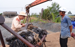 Vận động người dân tự tháo dỡ thiết bị bơm hút cát, sỏi