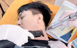 Hoài Lâm xóa sạch hình xăm