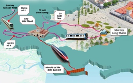 Các tuyến đường sắt hội tụ, từ Bến Thành tỏa đi muôn nơi