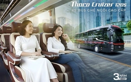 Ra mắt xe ghế ngồi cao cấp THACO Cruizer 120S thế hệ mới