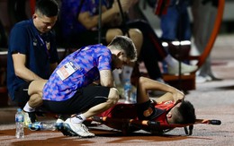 Nén đau thi đấu, Trần Thành Trung tái phát chấn thương