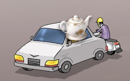 Nhiều tài xế thèm 'uống nước trà' vậy sao?