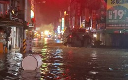 Bão Phượng Hoàng nhấn chìm nhiều khu vực Đài Loan, hơn 8.000 người sơ tán