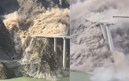 Sập cây cầu lớn ở Trung Quốc chỉ sau vài tháng khánh thành