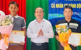 Lại xuất hiện người hùng ở Quảng Ngãi lao ra dòng nước chảy xiết cứu người