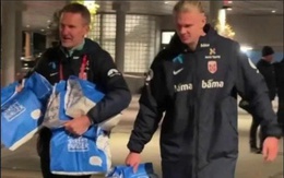 Haaland mừng chiến thắng ở vòng loại World Cup bằng 70 ổ bánh mì