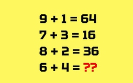 Chỉ thiên tài mới tìm ra được quy luật của câu đố này trong 10 giây