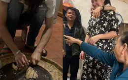 Chàng trai chặt gà ra mắt nhà vợ dưới ánh nhìn của cả họ hàng
