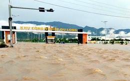 Khu công nghiệp Du Long ở Khánh Hòa ngập nặng do mưa lớn, 6.000 công nhân phải tạm nghỉ
