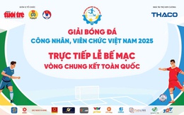 Trực tiếp: Lễ bế mạc Giải Bóng đá công nhân, viên chức Việt Nam 2025